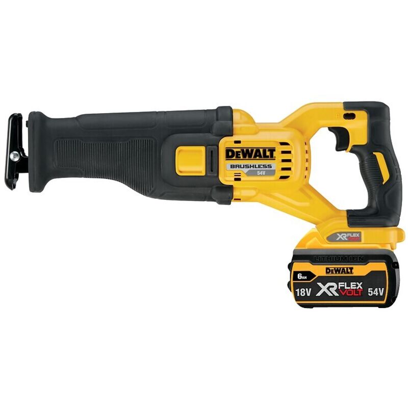 Dewalt - Scie sabre 2.0 xr flexvolt 54V 2Ah Li-Ion Brushless 2 batteries - coffret tstak - DCS389T2-QW