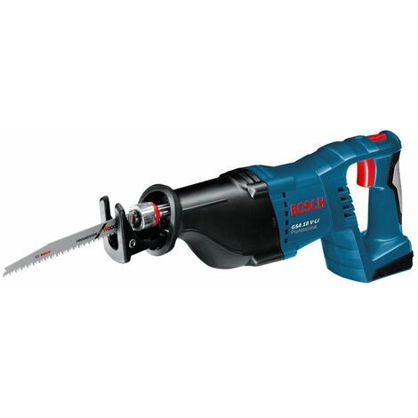 Scie sabre sans fil - Sans batterie, ni chargeur - BOSCH GSA 18 V-LI solo en coffret L-Boxx - 060164J007
