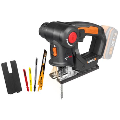 Scie sabre/scie sauteuse sans fil ni accu Worx ?WX550.9' 20V