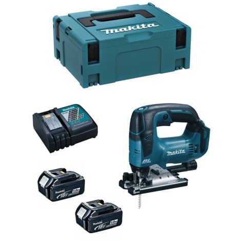 Scie sauteuse 18V Li-Ion BL (2x5,0 Ah) dans coffret Makpac - MAKITA DJV182RTJ