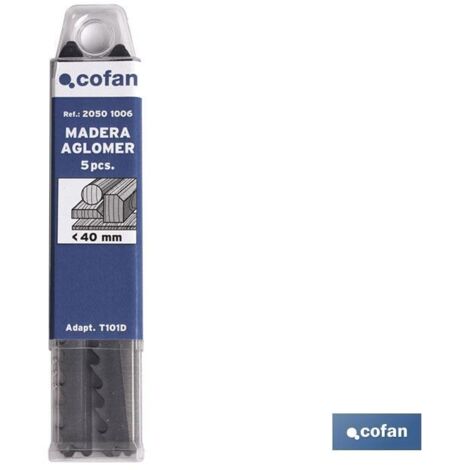 Scie sauteuse (5pcs) T101d Hcs 75x4-5.2 Bois/Aglo