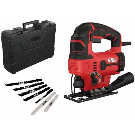 Scie sauteuse 710W avec mouvement pendulaire 4 positions – Vitesse variable 0-3000 tr/min – Changement de lame rapide sans outil – Skil