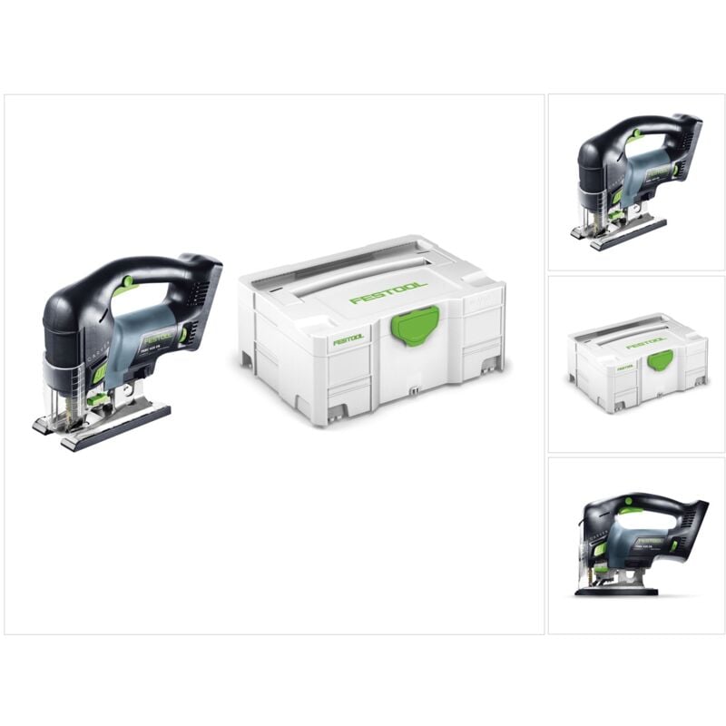 Festool CARVEX PSBC 420 Li EB-Basic Scie sauteuse pendulaire sans fil ( 201379 ) 18V 120mm Brushless Solo + Systainer - sans batterie, sans chargeur