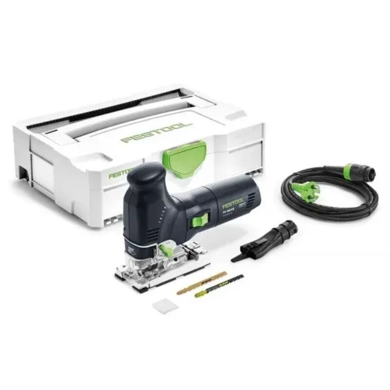 Festool – Scie sauteuse pendulaire 720W – Profondeur de coupe 120mm – Réglage de la course pendulaire 4 étapes – Inclus 2 lames et Systainer - PS 300