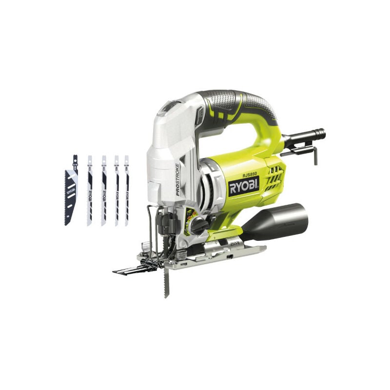 Ryobi - Scie sauteuse pendulaire - 600W - 85mm - bois - lot de 5 lames - RJS850KA5