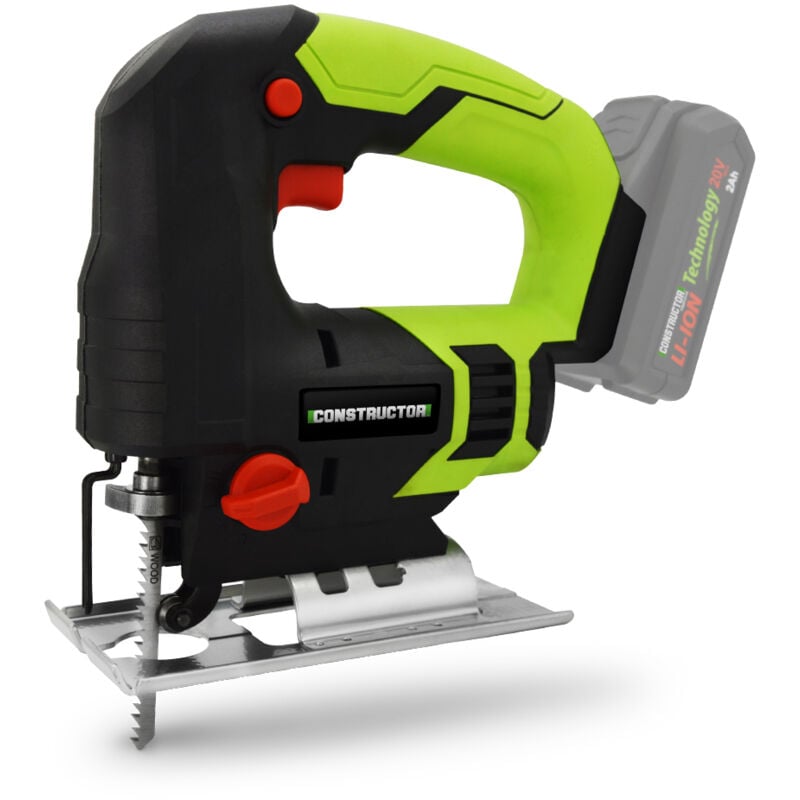 Scie sauteuse pendulaire sans fil max 20V sans batterie - Constrctor