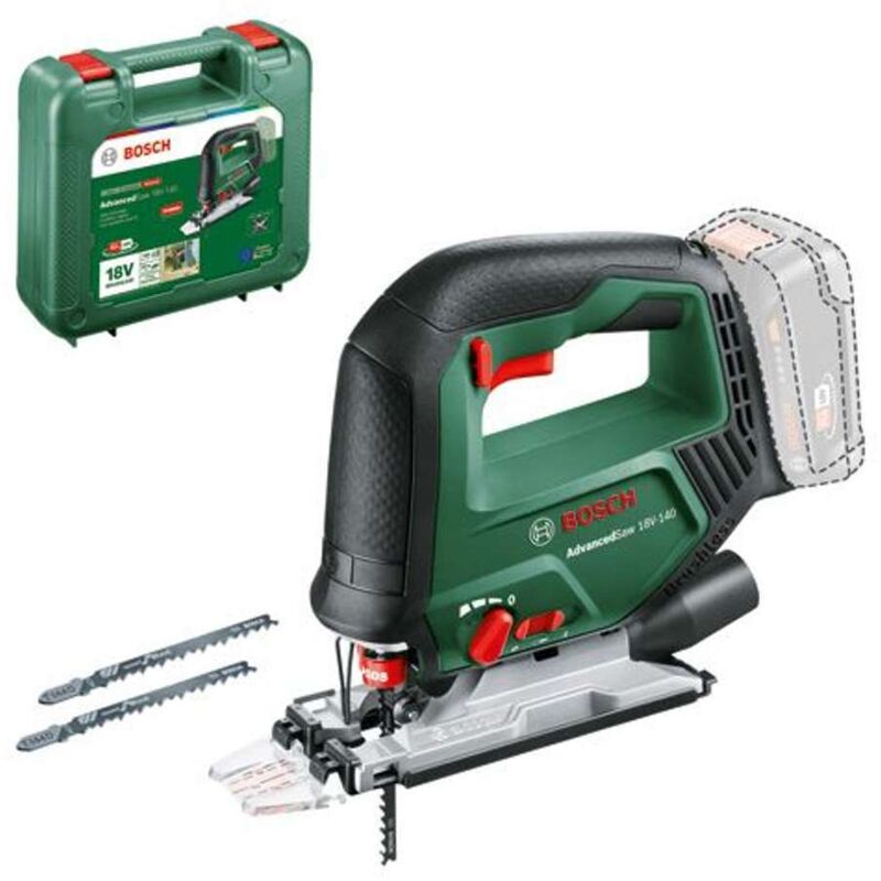 Scie sauteuse sans fil Bosch AdvancedSaw 18V 140 en coffret 0603013002 outil seul sans batterie ni chargeur - vue 2