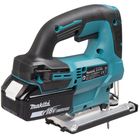 Scie sauteuse sans fil Makita DJV184RF1J 18 V 1x3 0 Ah accu.