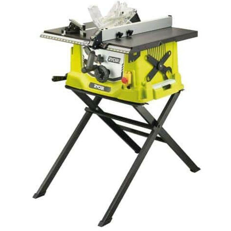 Scie sur table électrique RYOBI 1800W 254mm - piètement rétractable - RTS1800S-G