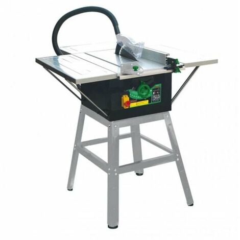 Scie sur table 1800W – Lame Ø254mm 40 dents – Vitesse 4500 tr/min pour coupes précises – Capacité de coupe 75mm à 90° – Bricolage Direct