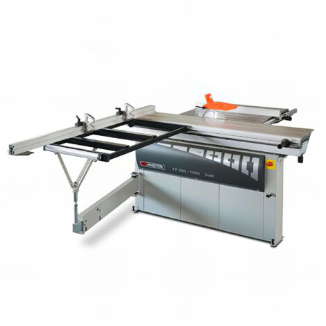 Scie à format 250 mm – Chariot coulissant 2000 mm – Puissance 2200 W – Coupe précise pour bois dur – Rotation 4600 trs/min – Holzprofi
