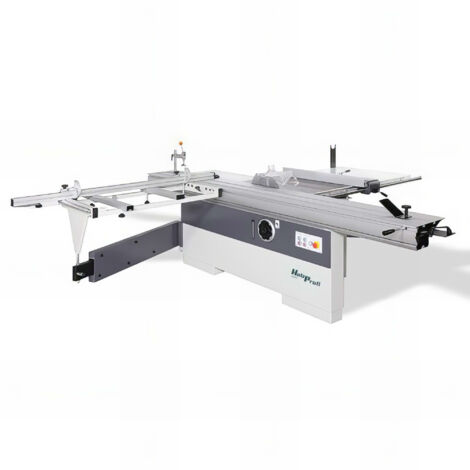 Scie sur table 350 mm – Puissance 5500 W – Longueur de coupe 2500 mm – Vitesse 4000 tr/min – Pour bois dur et teck – Holzprofi