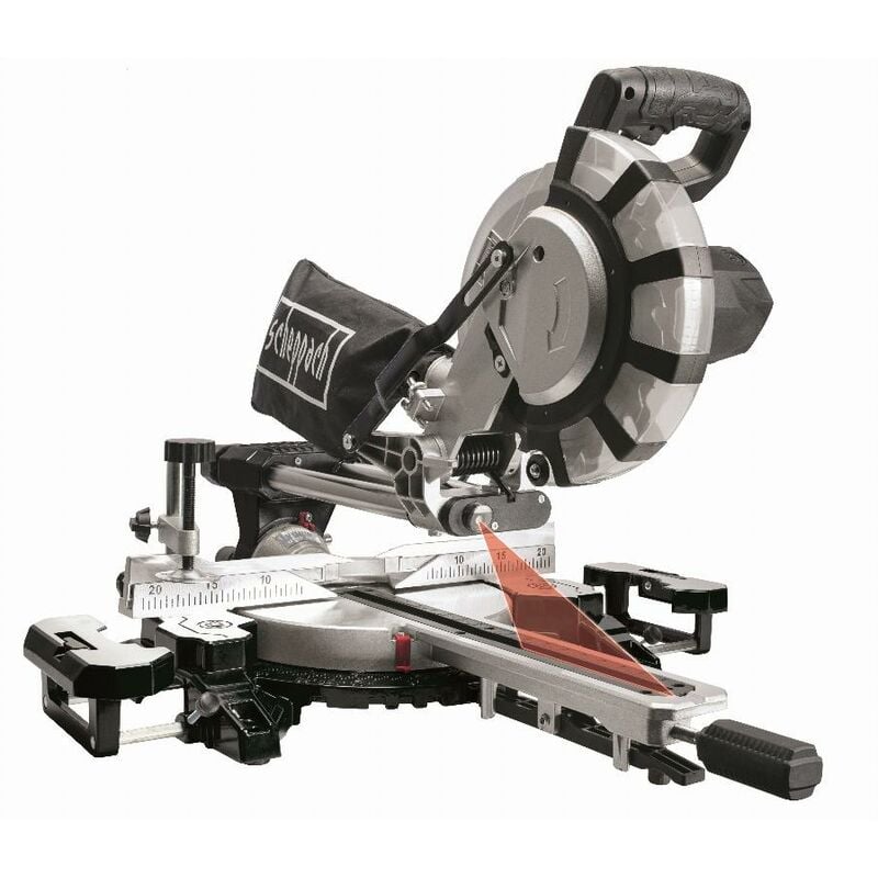 Scie à onglet SAR254-90ATG - 2200 w ø 254 mm Scheppach Black édition - 58012149953