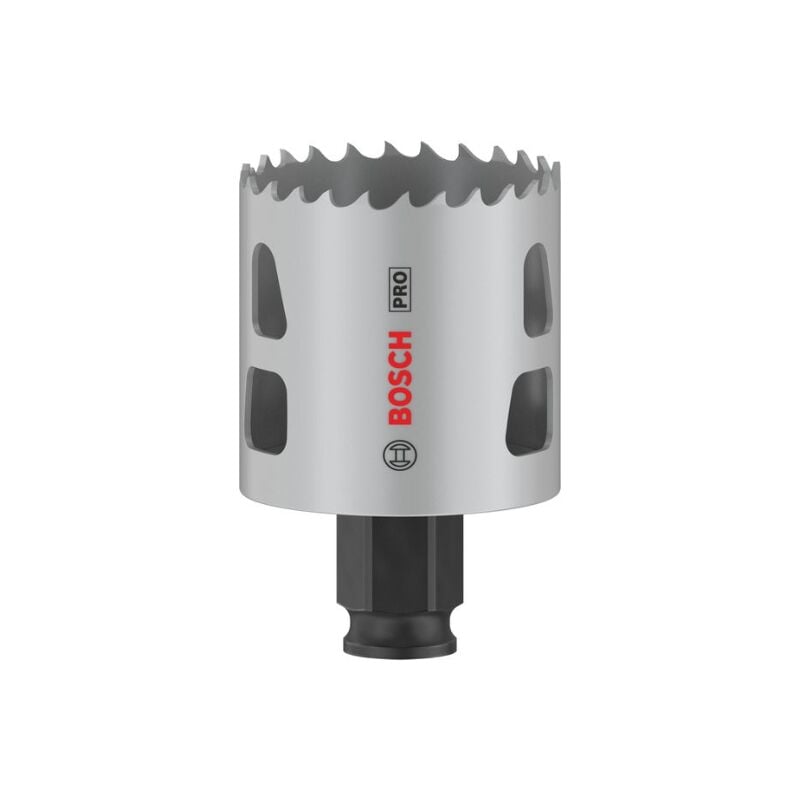 Bosch 1x Crown Saw PRO Multi Material Power Change Plus (pour bois tendre, plaques de plâtre, Ø 48 mm, accessoires professionnels pour le perçage)
