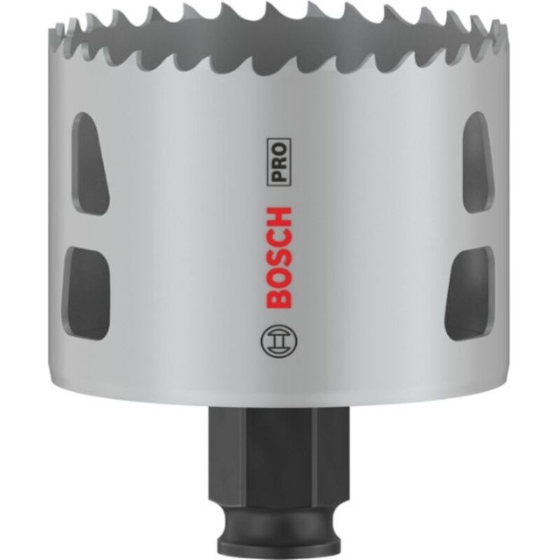 Bosch 1x Crown Saw pro Material Power Change Plus pour bois tendre plaques de plâtre ø 64 mm accessoires professionnels pour le perçage