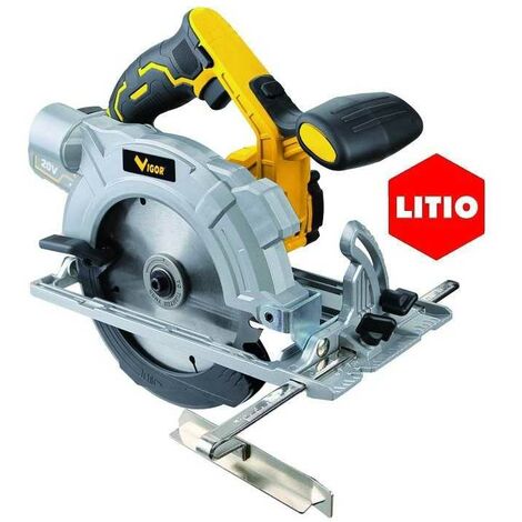 Scies circulaires Vigor Vi-Sc 20V Li Nuda 20V 3/4 Ah