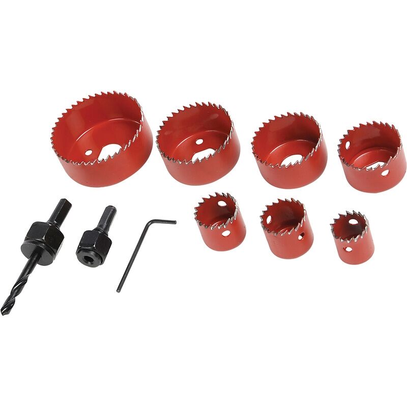 Scies cloches assorties 10 pièces Silverline 633479