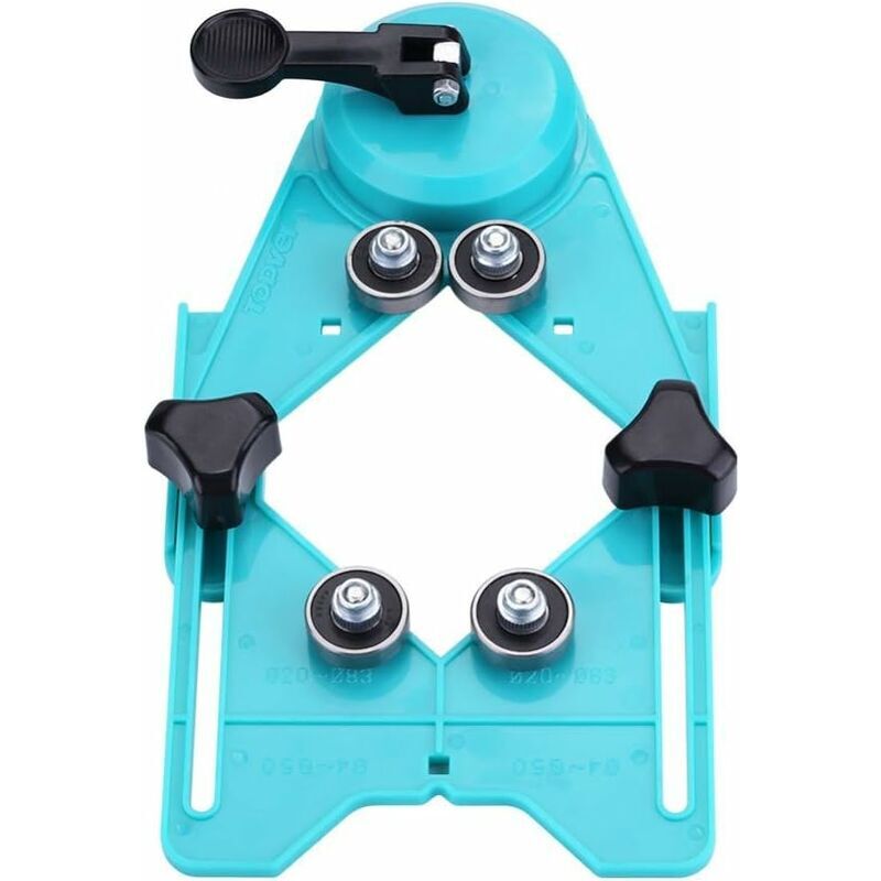 Scies-cloches Guide de perçage en Verre - 4 à 83 mm - Marbre - Carrelage en céramique - Locator - Base d'aspiration