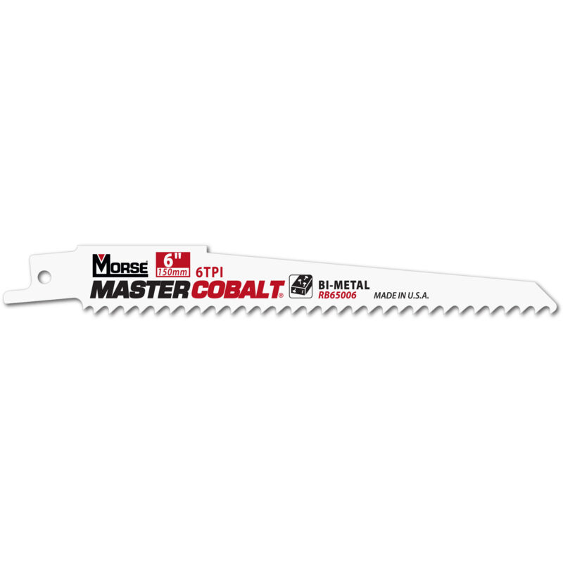 European Tools - Scies sabre à bois master cobalt 12' 050 6T 5PK Morse RB125006T05