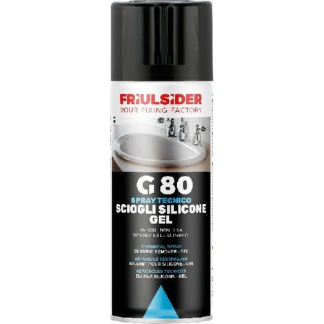 Sciogli silicone gel spray 400ml friulsider g8000