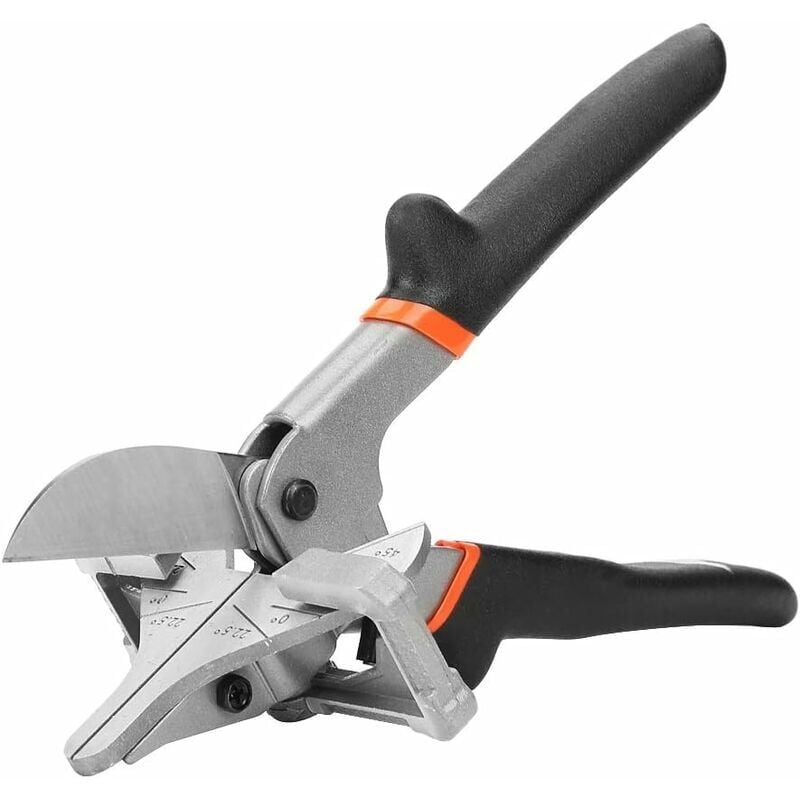 Hoopzi - Scissors Miter Pliers - Multi Angle Shear pvc Trunking Tube Multiangle Miter Joint Trim Hand Cutting Tool 0°-135 Adjustable