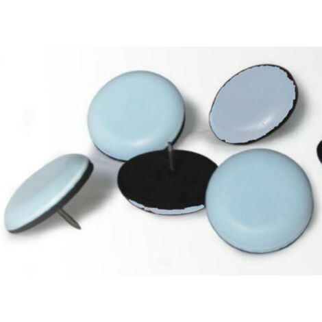 SCIVOLI IN TEFLIFIT Con CHIODO  30 mm GRIGIO MAURER Blister da 8 pz