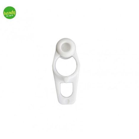 Scivolo per binario Cintacor in plastica colore bianco 20 pezzi