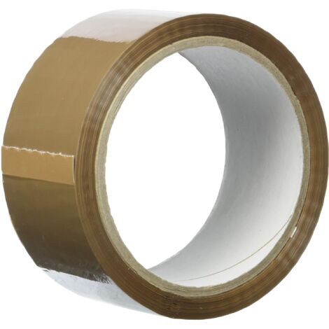 Scley 3 Stück Paketband, Klebeband Breite 45mm, Länge 66m, Packband PP, Braun Paketklebeband, Verpackungsband für Umzug, Renovierung, Sanierung, A0340-020366, 45mm x 66m