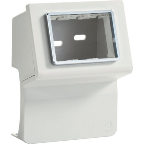 SCN 3 AP W Scatola Porta Apparecchi Pepita per canale cornice TCN, Bianco