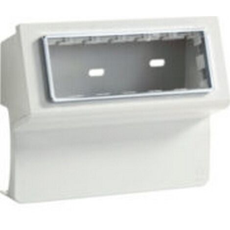 SCN 6 AP W Scatola Porta Apparecchi Pepita per canale cornice TCN, Bianco