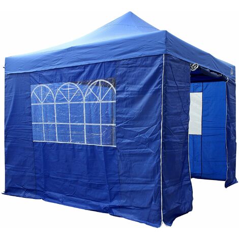 SCOBUTY Gazebo Impermeabile 3 m x 3 m, con Telaio antiruggine e Borsa per Il Trasporto con Ruote