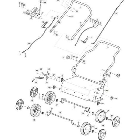 SCOCCA GIALLA SCV 404 ORIGINALE STIGA - 118811067/0