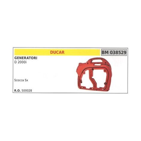 Scocca sinistra DUCAR per generatore D 2000i