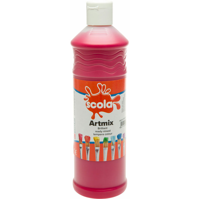 Scola - AM600/24 Artmix Ready-mix Paint 600ml - Red