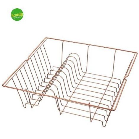 Scolapiatti 1 piano Metaltex lipsia finitura rame 36 x 33 x 12 cm