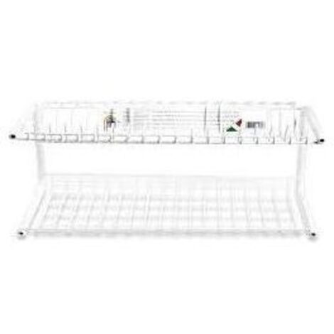 Scolapiatti 2 Piani Plast.cm.60x24x23