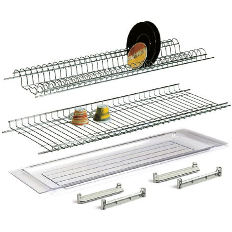 SCOLAPIATTI CROMATO IN KIT 86 cm