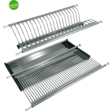 Scolapiatti inox Handy fai da te 76 cm per pensile