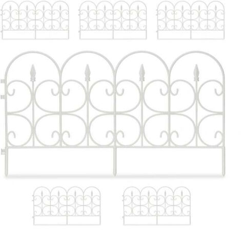 Sconto recinzione in plastica nerobianco 883084