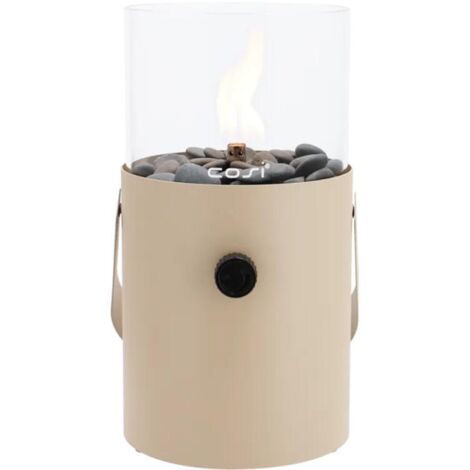 scoop Original sandy, Propan-/Butangas, Metall, 0,4 kW, Brennstoffverbrauch: max. 30 Gramm/Stunde, beige, Ø 16 x 30 cm