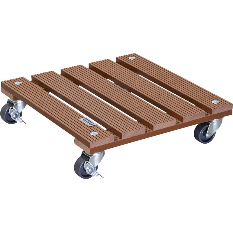 Wagner - Plateau roulant pour plantes en bois composite, charge