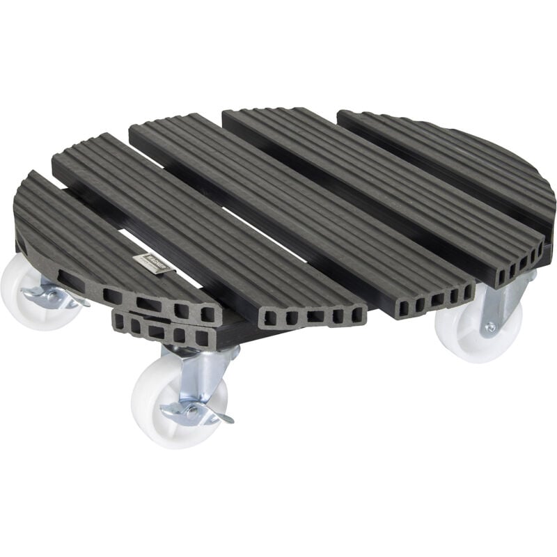 Wagner - Plateau roulant pour plantes en bois composite charge