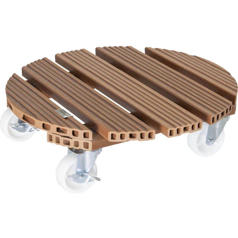 Wagner - Plateau roulant pour plantes en bois composite, charge