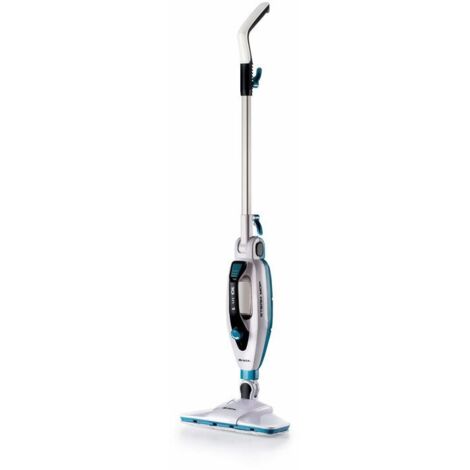 Scopa a Vapore Ariete 4175 Lava Pavimenti Pieghevole Verticale 1500 W Blu Bianco