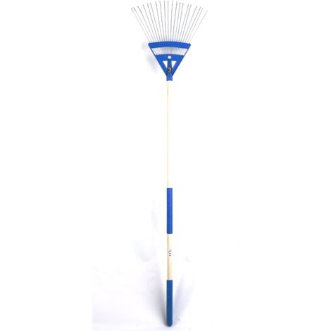 Scopa a ventaglio dente tondo con manico