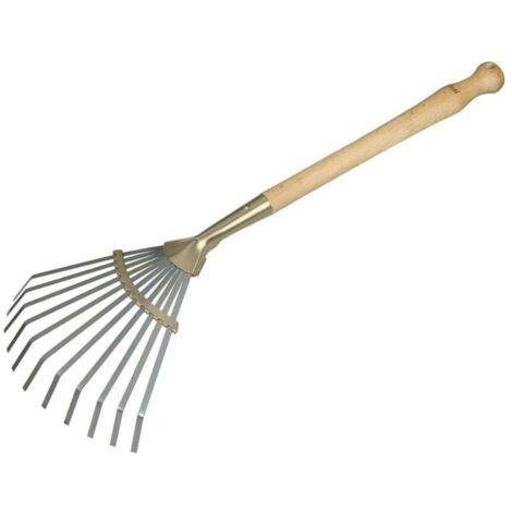 Scopa a ventaglio piccola Ideal con manico in faggio 40 cm - 60790500