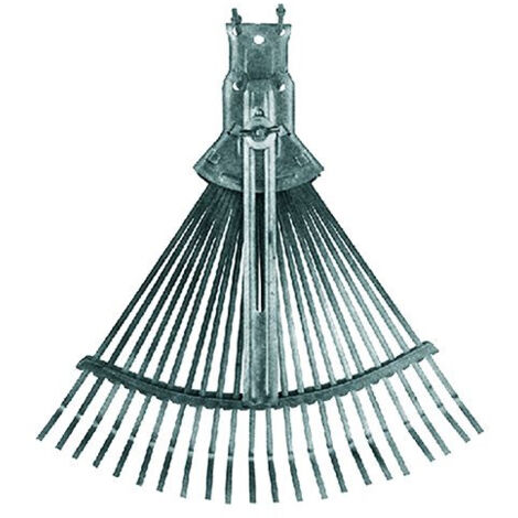 SCOPA DA GIARDINO REGOLABILE Tipo leggero - zinco cromato oro