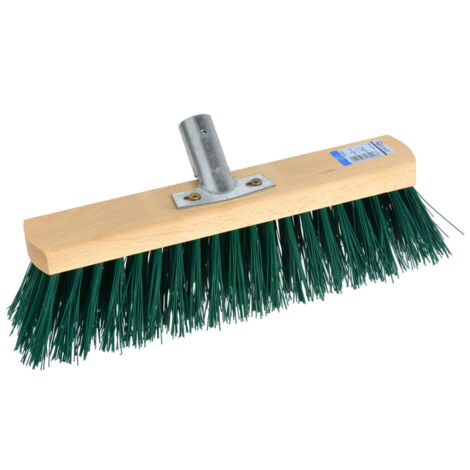 SCOPA DA STRADA 30cm SPAZZATRICE SETOLE RIGIDE OFFICINA GIARDINO ESTERNO GEKO