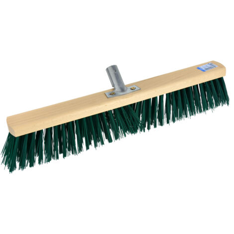 SCOPA DA STRADA 50cm SPAZZATRICE SETOLE RIGIDE OFFICINA GIARDINO ESTERNO GEKO