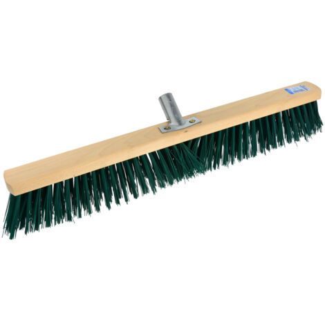 SCOPA DA STRADA 60cm SPAZZATRICE SETOLE RIGIDE OFFICINA GIARDINO ESTERNO GEKO